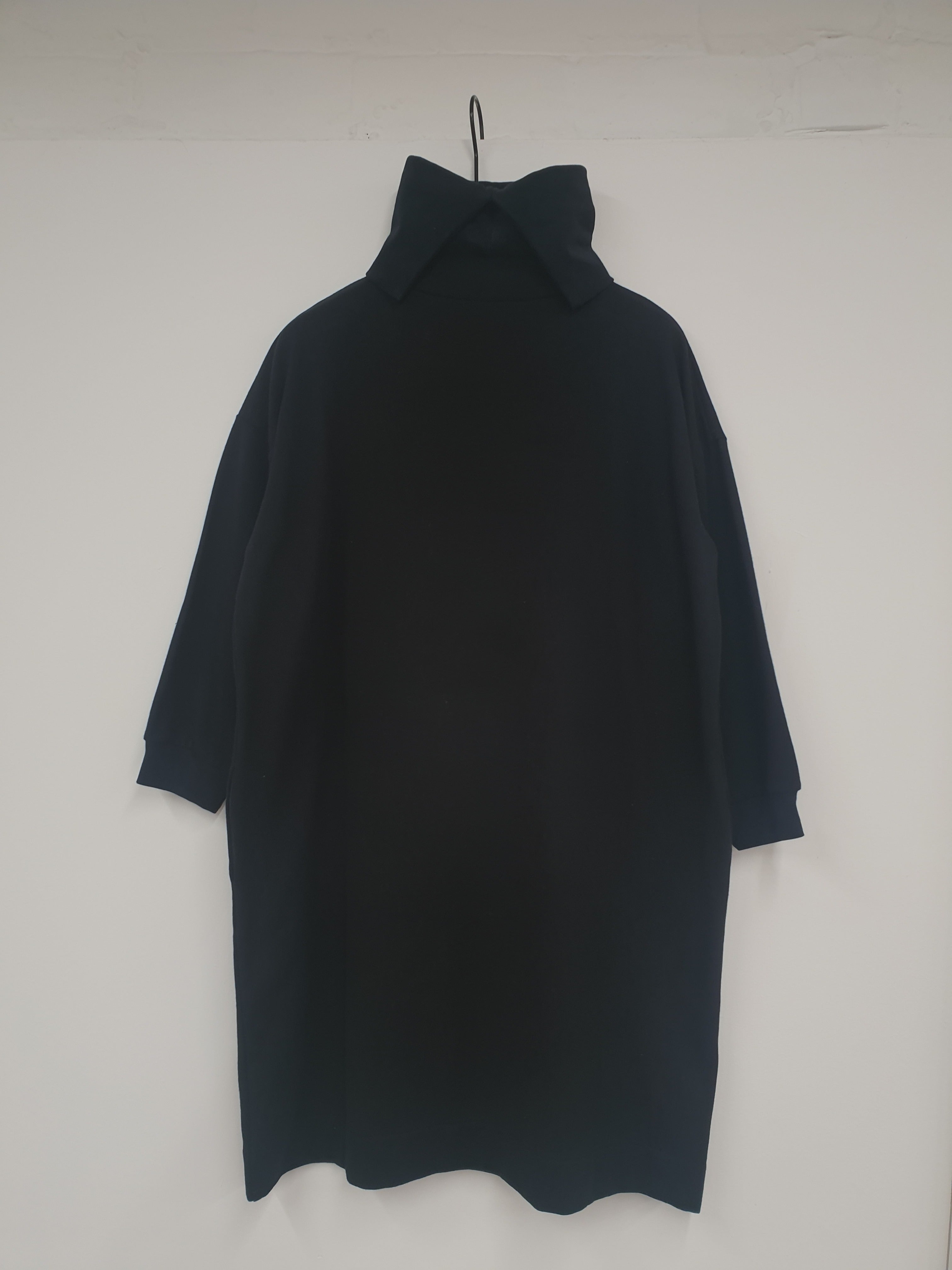 Orini Organic Cotton Felpe Dress in Black