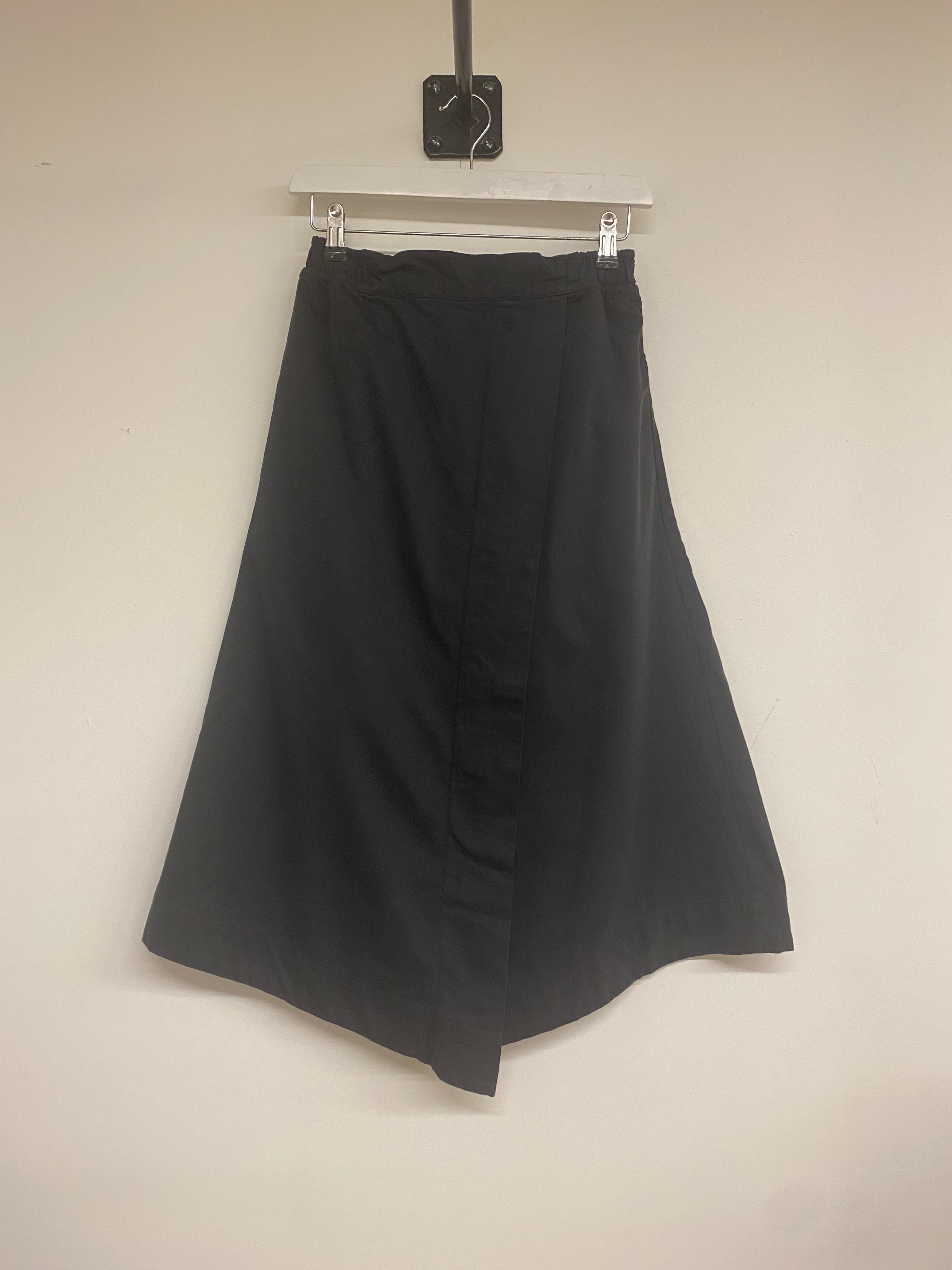 Wisteria Organic Cotton Twill Skirt in Charcoal