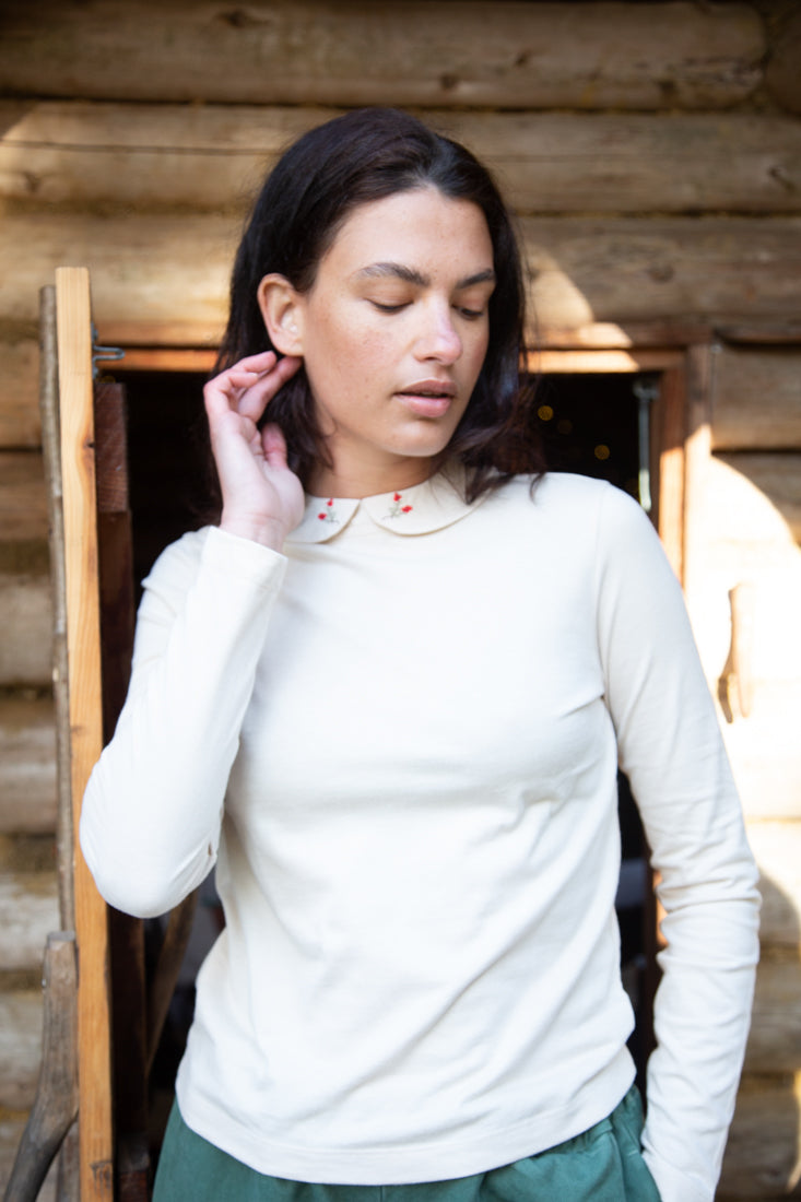 SOLEIL Top - ecru hemp organic cotton