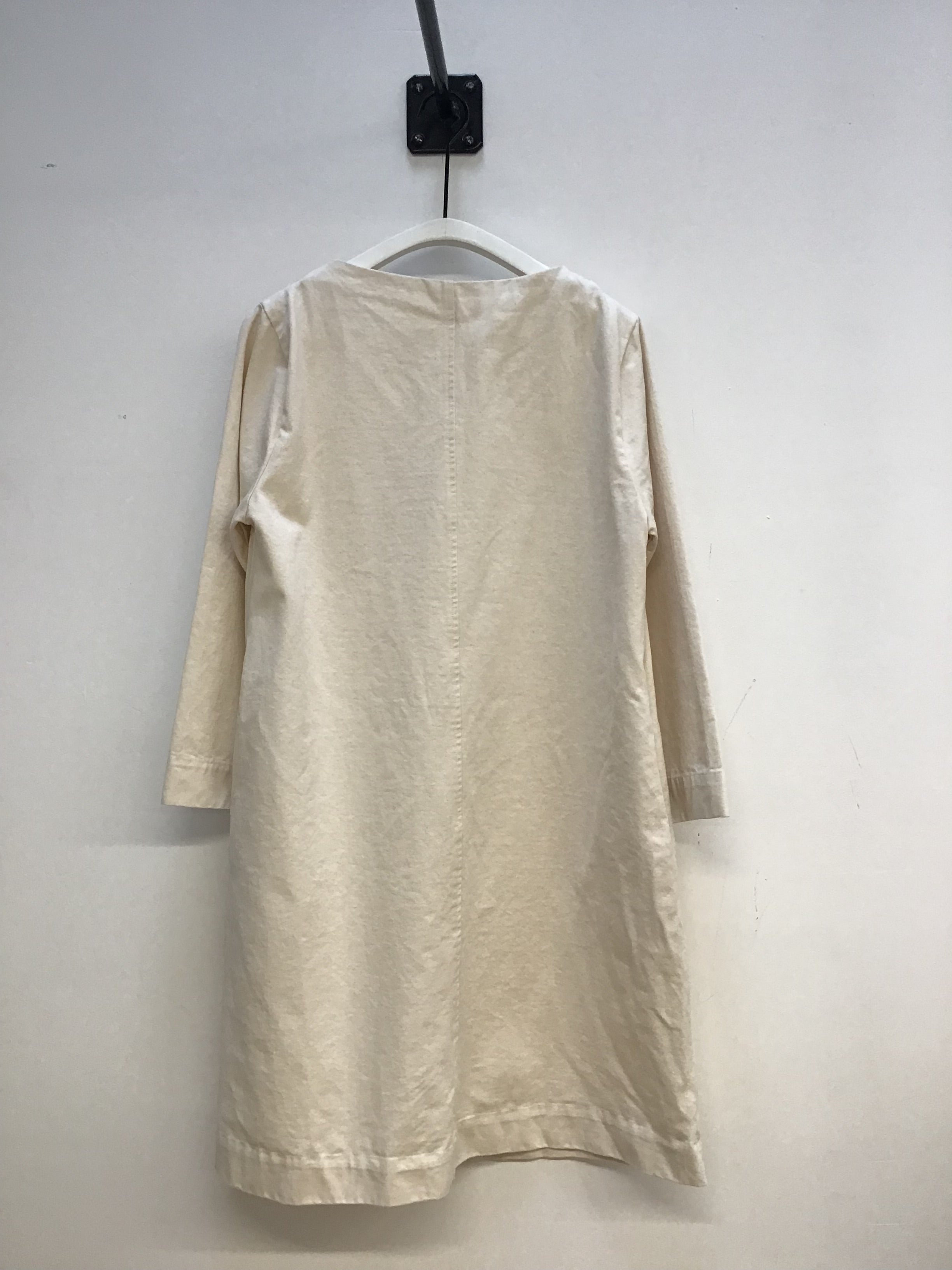 Hanae Organic Cotton Canvas Dress in Ecru Sample