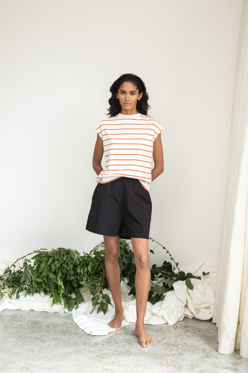 Gilma-Jane Organic Cotton Short in Black