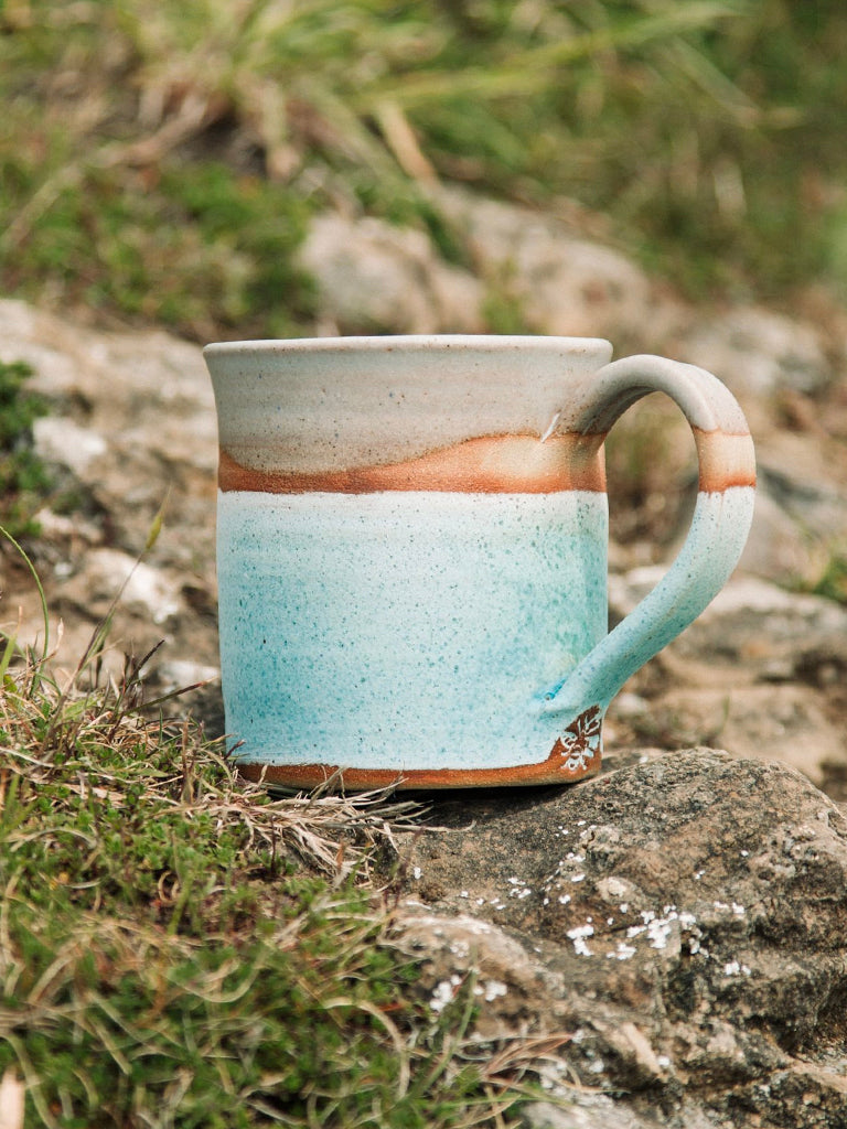 Aqua Ceramic Mug