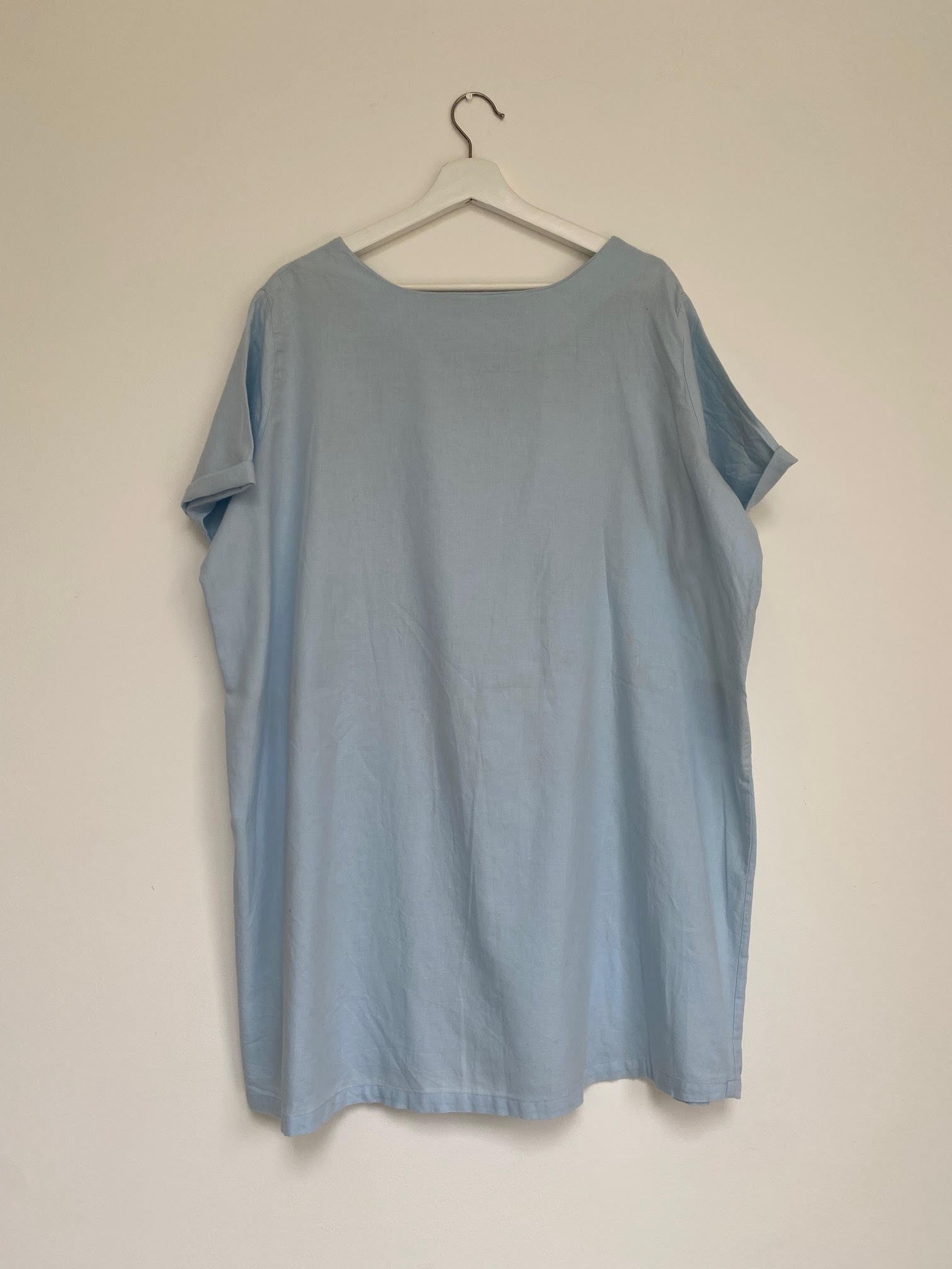 Blue Linen Tunic Size S