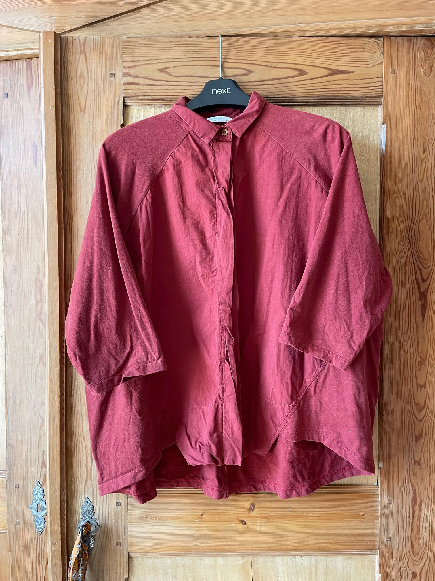 Terry Shirt In Rust Size S
