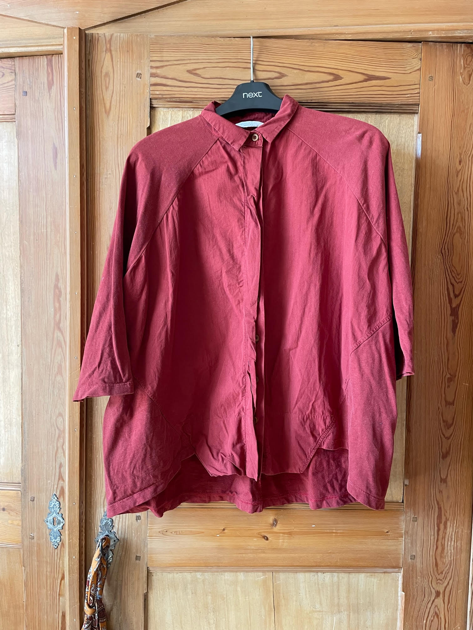 Terry Shirt In Rust Size S