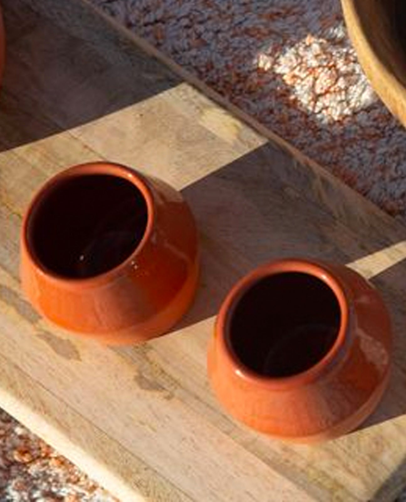 Vila-Vicara Terracotta Cups in Terracotta