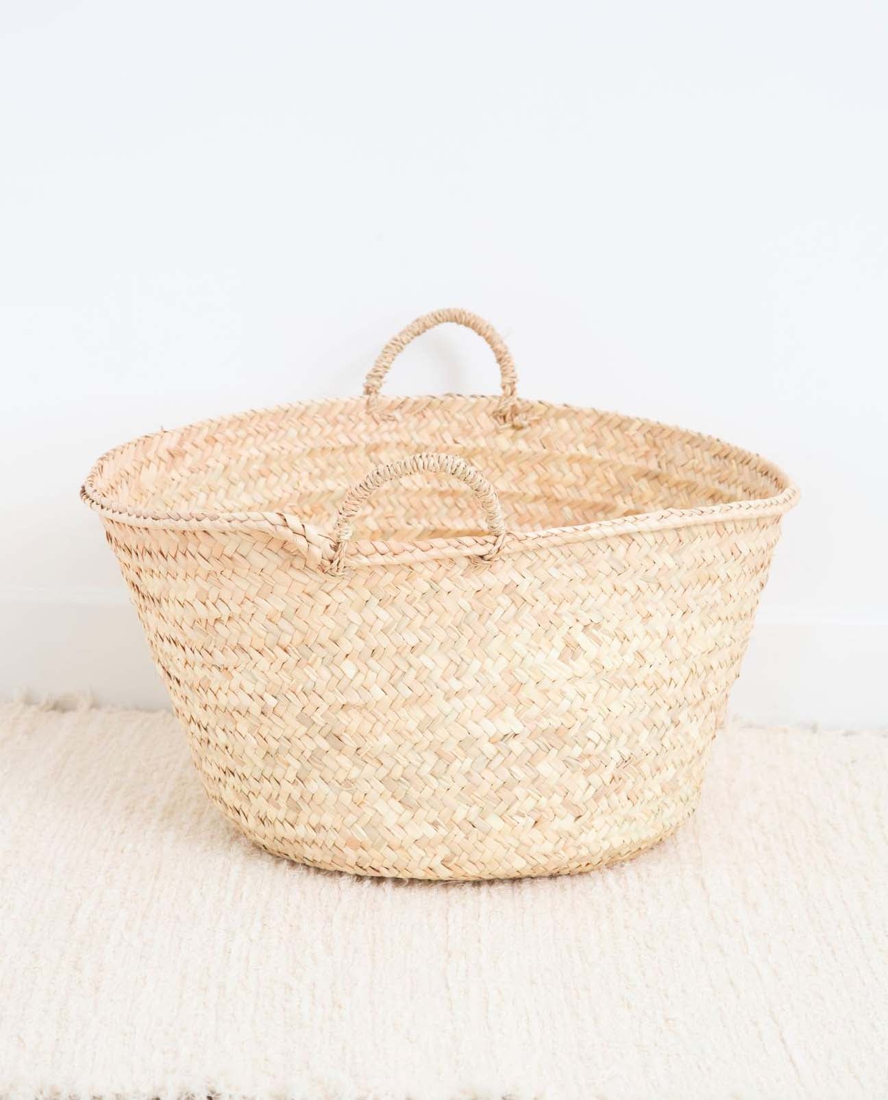 Classic Basic Straw Basket