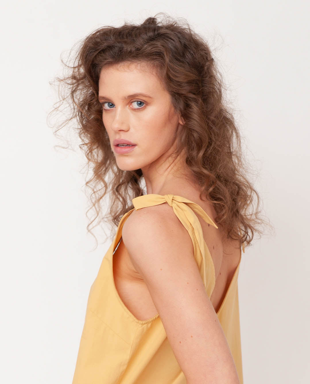 Penelope Organic Cotton Jumpsuit In Honey