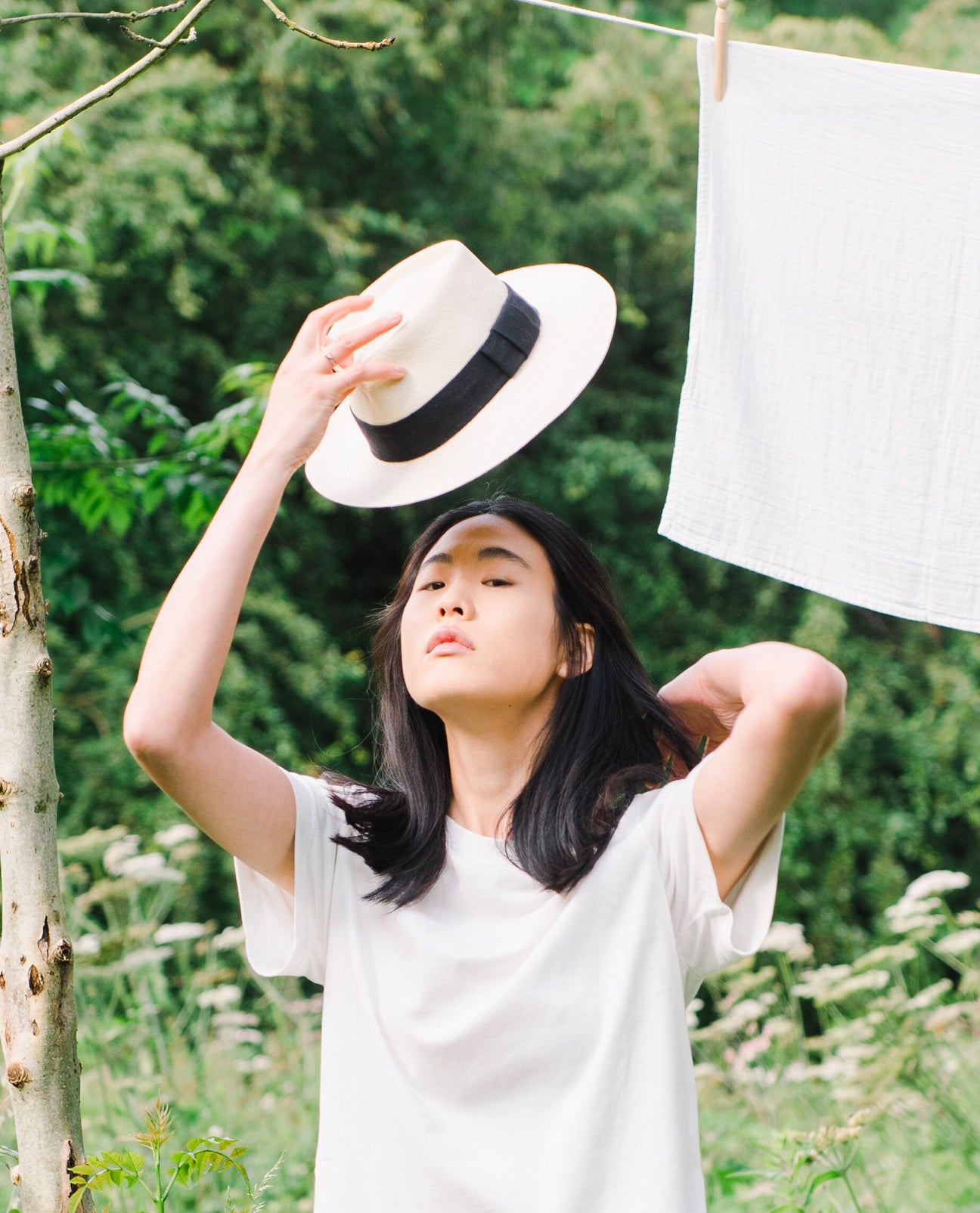 Planter Hat With Midnight Trim