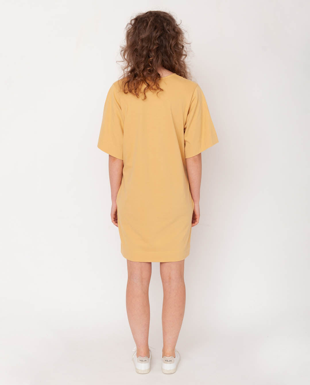 Sasha Organic Cotton Dress in Honey L