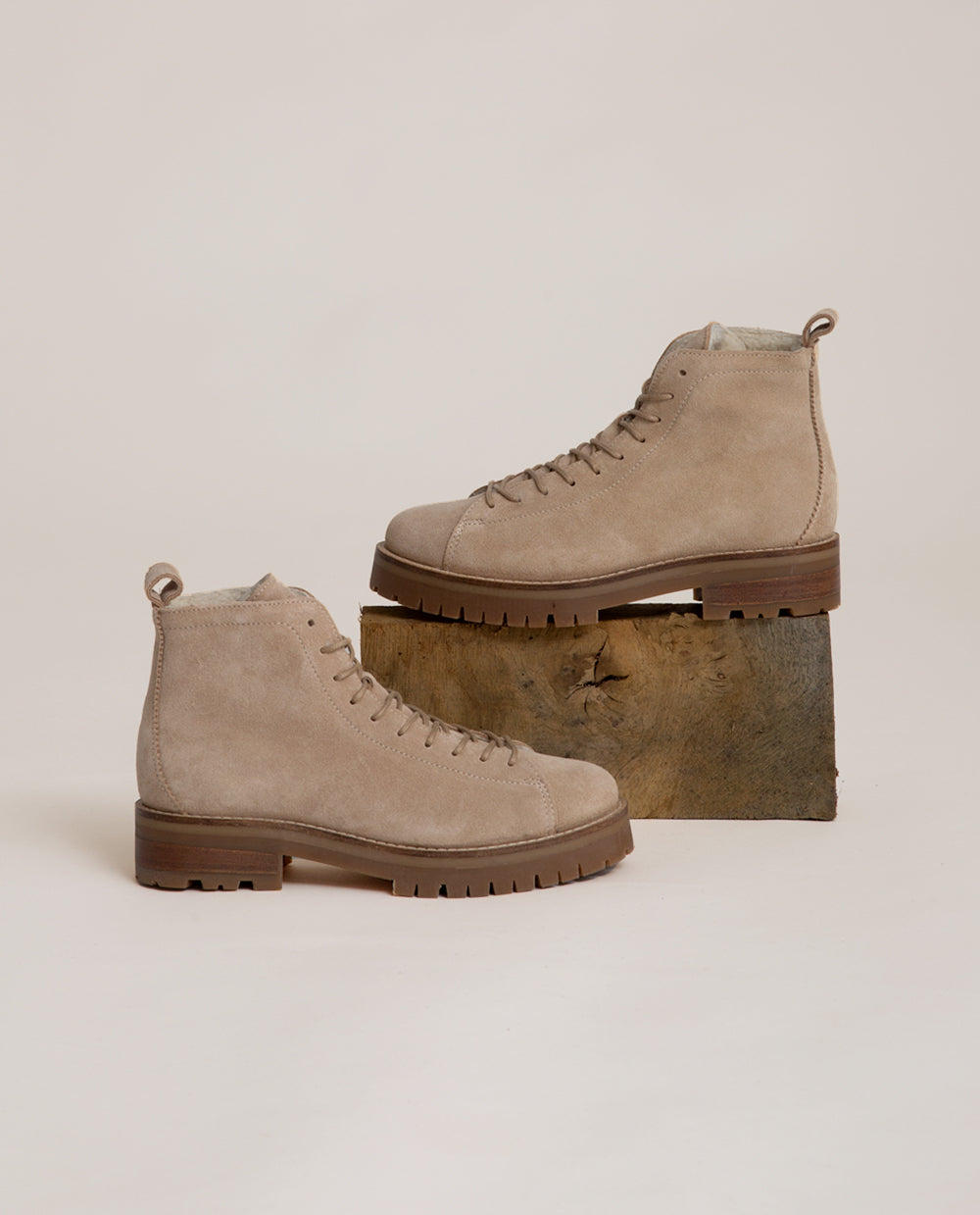 Siena Derby Boot In Natural