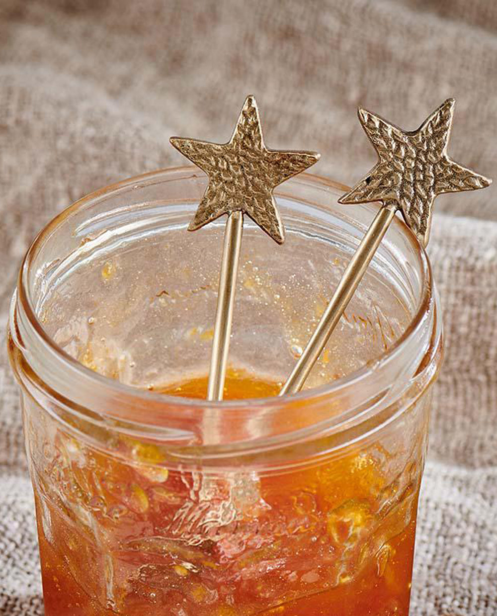 Star Brass Spoon Set