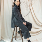 Glenn Organic Cotton Felpe Sweatshirt in Charcoal Stonewash