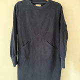 Alexis Organic Cotton Dress in Navy S Preloved
