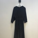 Aria Organic Cotton Velour Dress in Charcoal S Preloved