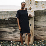 Toba Organic Cotton Dress in Black