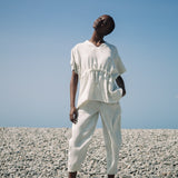 Vanora-May Linen Trousers in Stone