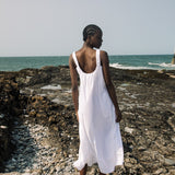 Onda Organic Cotton Dress in White