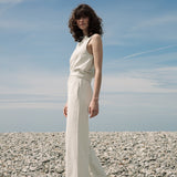 Nerida Organic Cotton Trousers in Stone