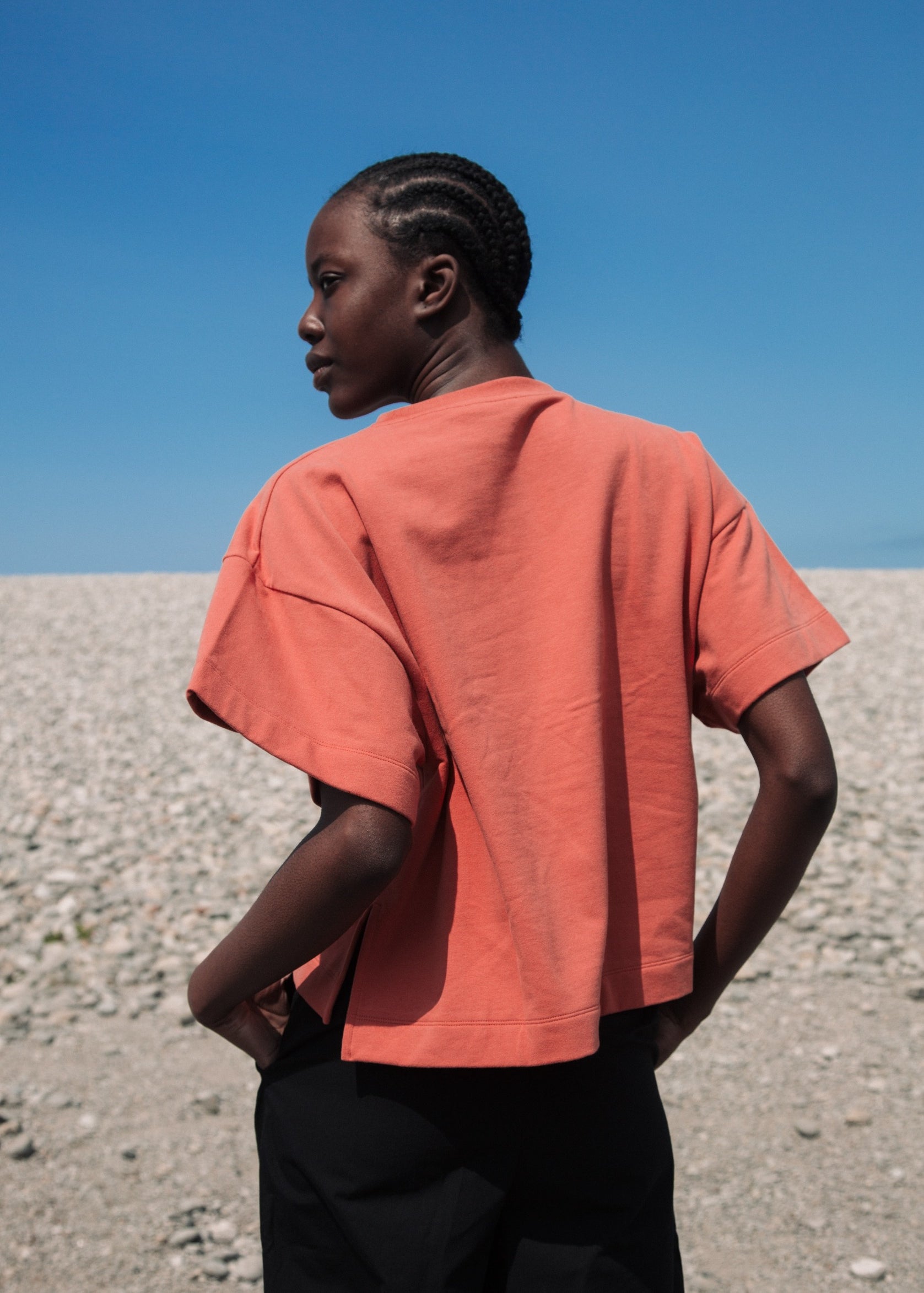 Meri Organic Cotton Top in Rust