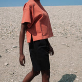 Meri Organic Cotton Top in Rust