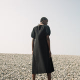 Marella Organic Cotton Dress in Black