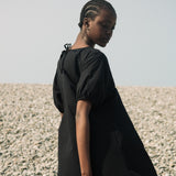 Marella Organic Cotton Dress in Black