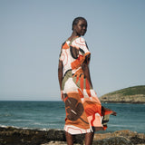 Hali-Paige Tencel Dress in Rockpool Print