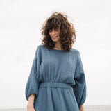 Ezili Organic Cotton Dress in Pewter by HANNAH BEAUMONT