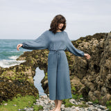 Evora Organic Cotton Trousers in Pewter by HANNAH BEAUMONT