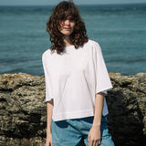 Dwyn Organic Cotton Top in White