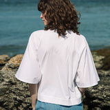 Dwyn Organic Cotton Top in White