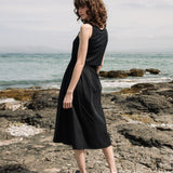 Cece Organic Cotton Dress in Black