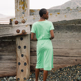 Beryl Organic Cotton Dress in Apple