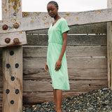 Beryl Organic Cotton Dress in Apple