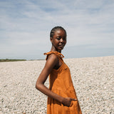 Aerwyna-May Linen Dress in Pecan