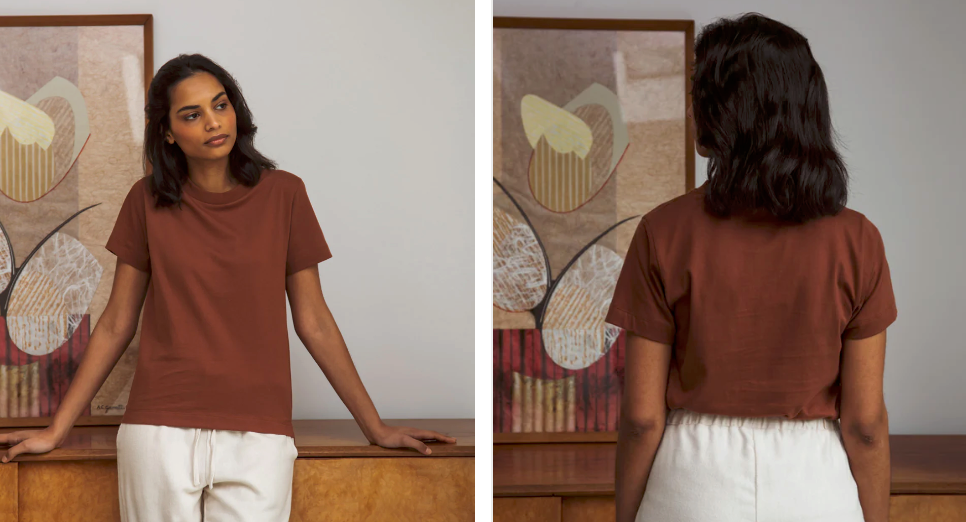 Maliah Organic Cotton T-Shirt In Tortoiseshell
