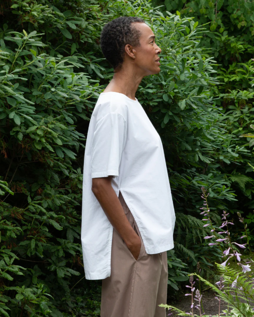 Hayley Organic Cotton Top In White