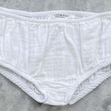 Gabriel Organic Cotton Baby Knickers In Off White