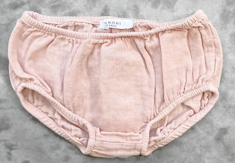 Gabriel Organic Cotton Baby Knickers In Rose