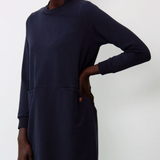 Alexis Organic Cotton Dress In Navy