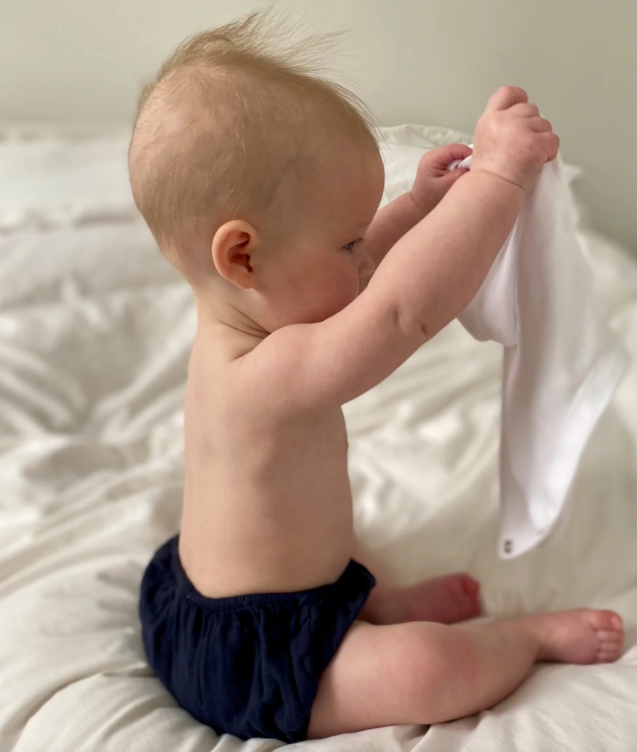 Gabriel Organic Cotton Knicker In Deep Indigo