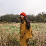 Acer Organic Cotton Cord Top in Ochre