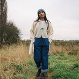 Evergreen Organic Cotton Cord Gilet in Stone