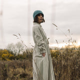 Yuri Organic Cotton Cord Dress in Stone