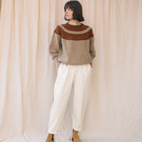 Cedar Organic Cotton Twill Trouser in Off-White