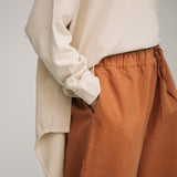 Cedar Organic Cotton Twill Trouser in Tortoiseshell