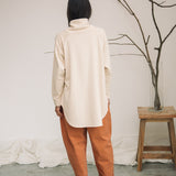 Cedar Organic Cotton Twill Trouser in Tortoiseshell