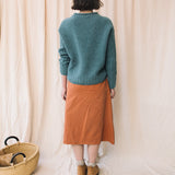 Wisteria Organic Cotton Twill Skirt in Tortoiseshell