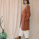 Akoya Organic Cotton Quilted Jacket in Tortoiseshell